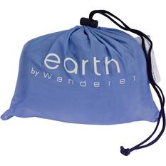 earth by Wanderer® Recycled Nylon Double Hammock + Kit Blue, Blue, bcf_hi-res
