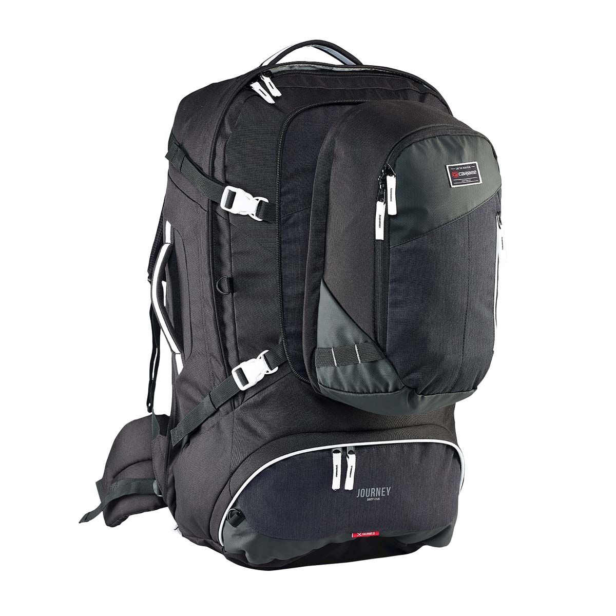 Caribee Journey 65L Travel Pack Black, , bcf_hi-res