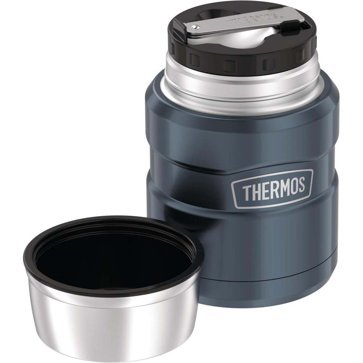 Thermos King Vacuum Insulated Food Jar 470ml Slate, Slate, bcf_hi-res