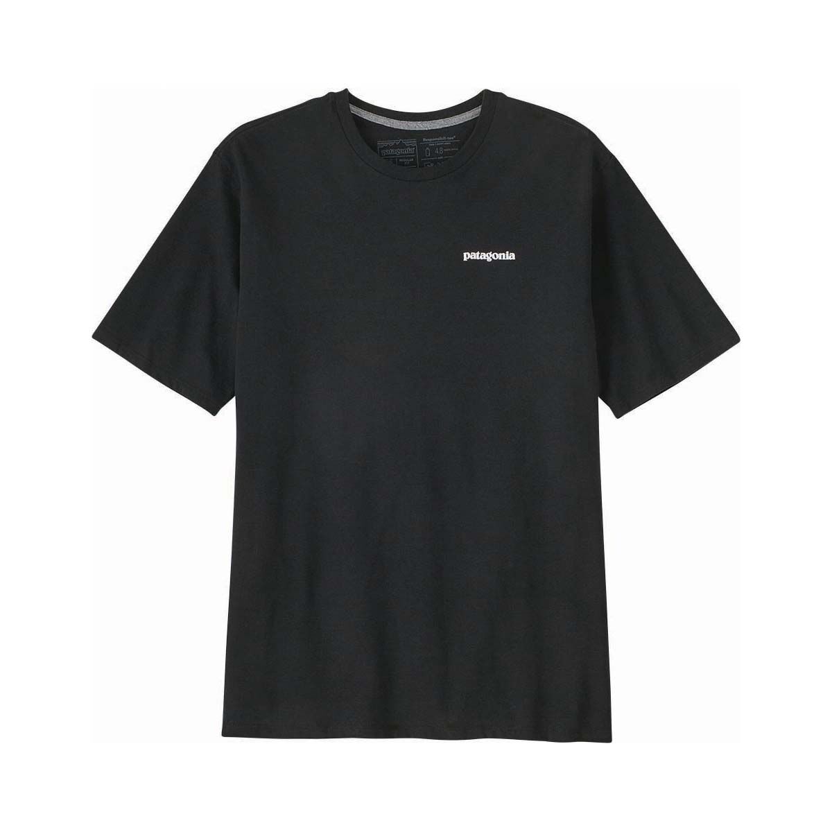 Patagonia Men's P-6 Logo Responsibili-Tee Black S, Black, bcf_hi-res