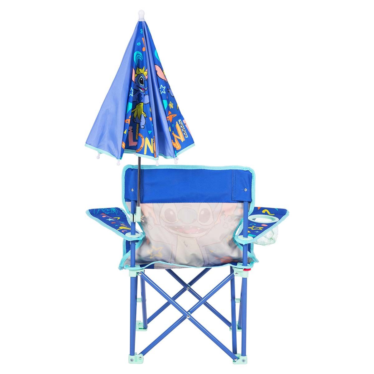 Lilo and Stitch Kids Camp Chair with Umbrella 30kg, , bcf_hi-res