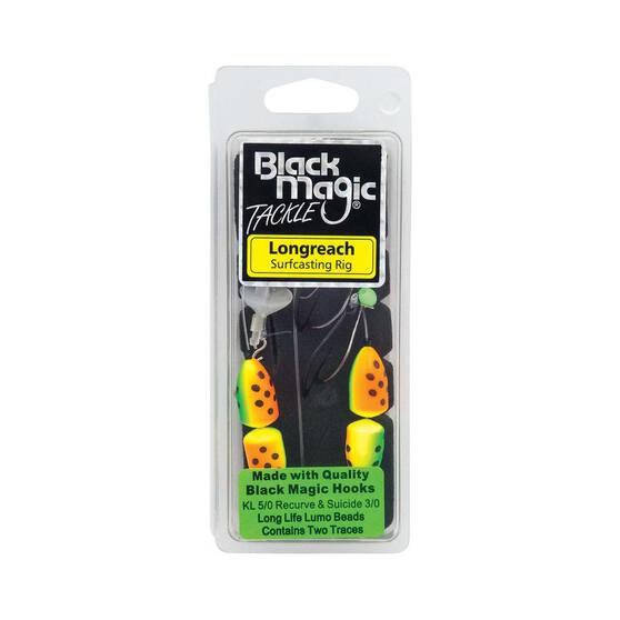 Black Magic Longreach Surfcasting Rig 5/0 Green Yellow, Green Yellow, bcf_hi-res