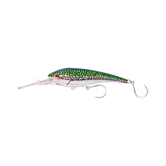 Nomad DTX Minnow Sinking Hard Body Lure 165mm Silver Green Mackerel, Silver Green Mackerel, bcf_hi-res