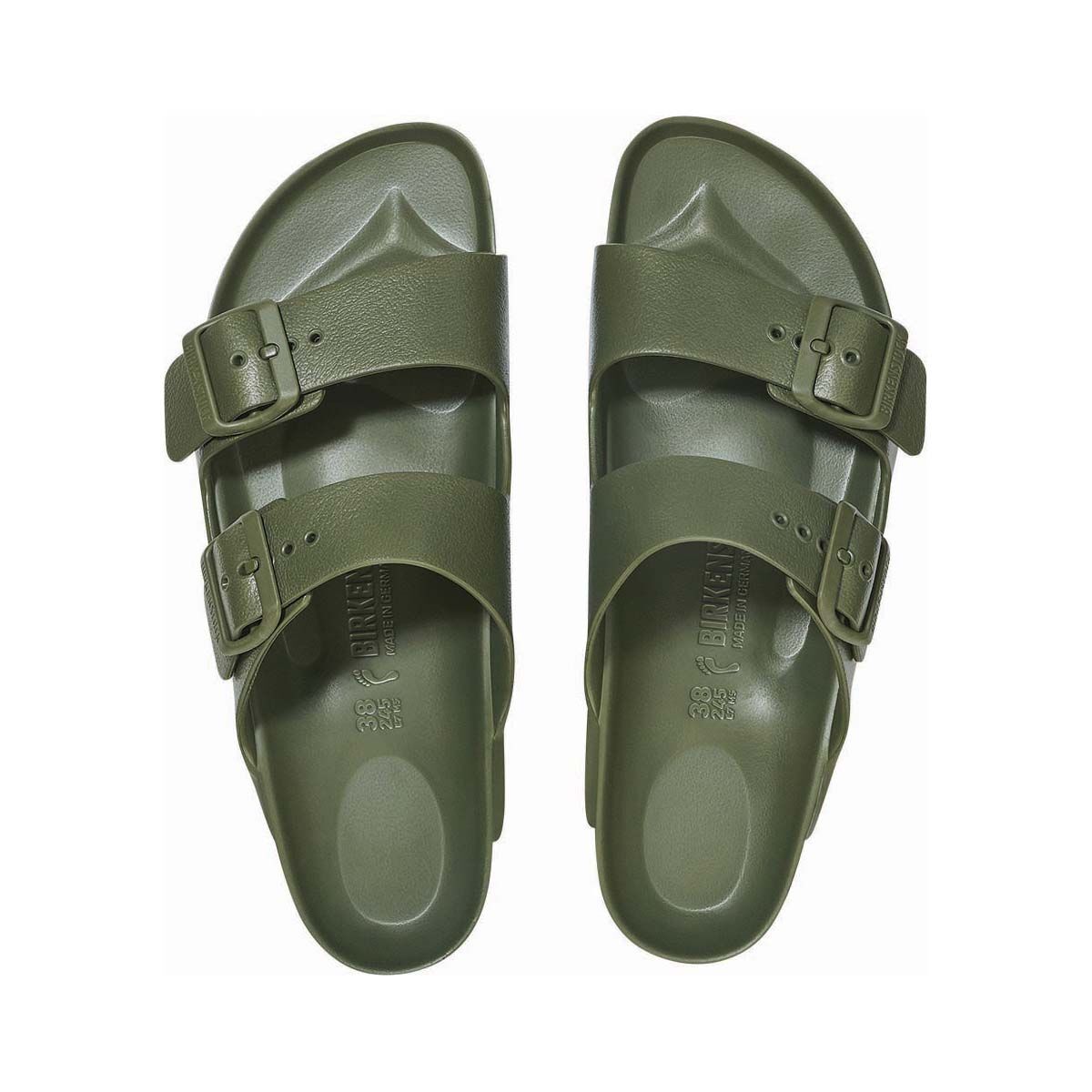 Birkenstock Unisex Arizona EVA Sandals, Khaki, bcf_hi-res
