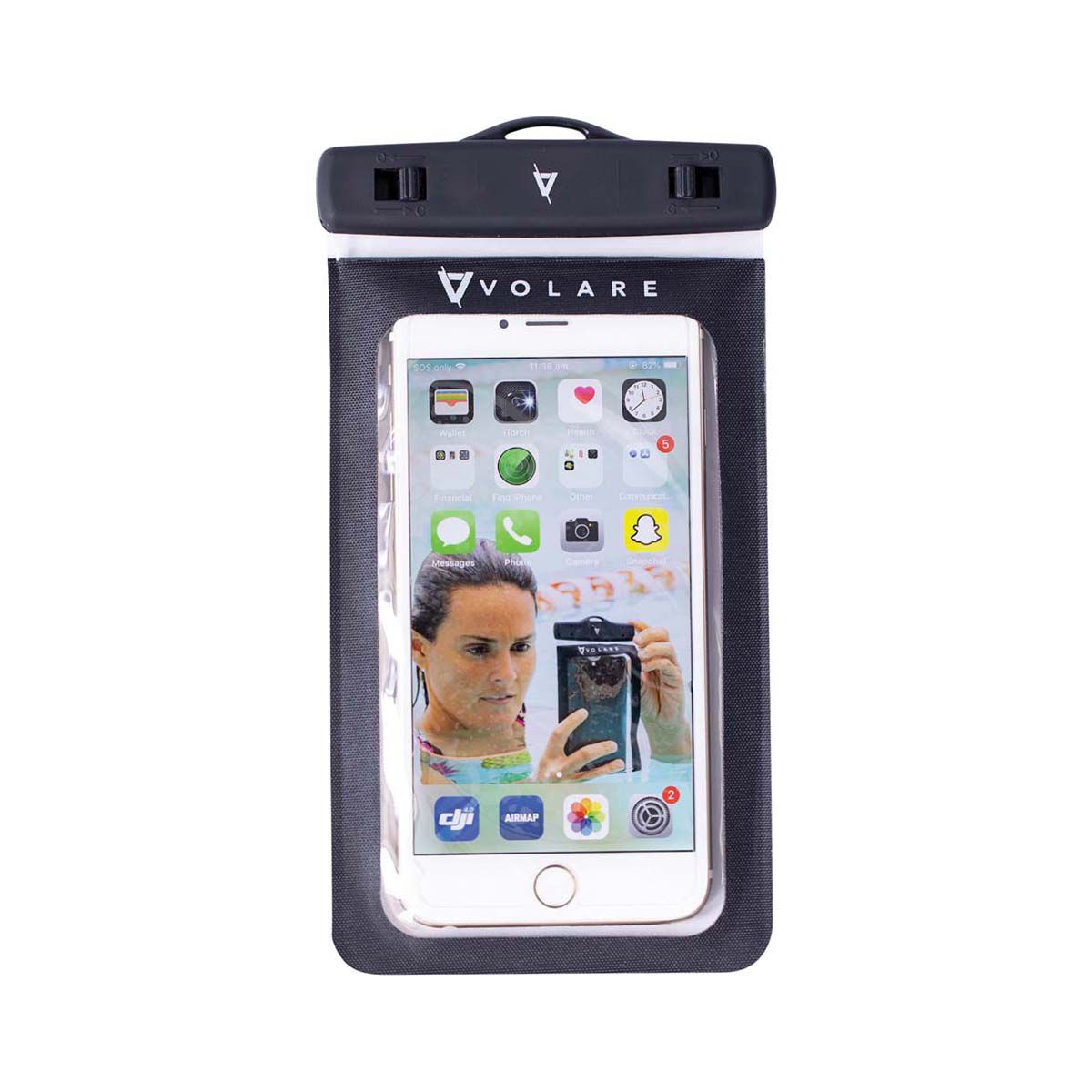 large waterproof phone pouch