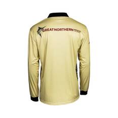 The Great Northern Beach Camo Men's Sublimated Polo, Sand, bcf_hi-res