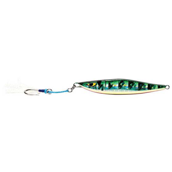 Mustad Zippy Jig Lure 80g Green Mackerel, Green Mackerel, bcf_hi-res