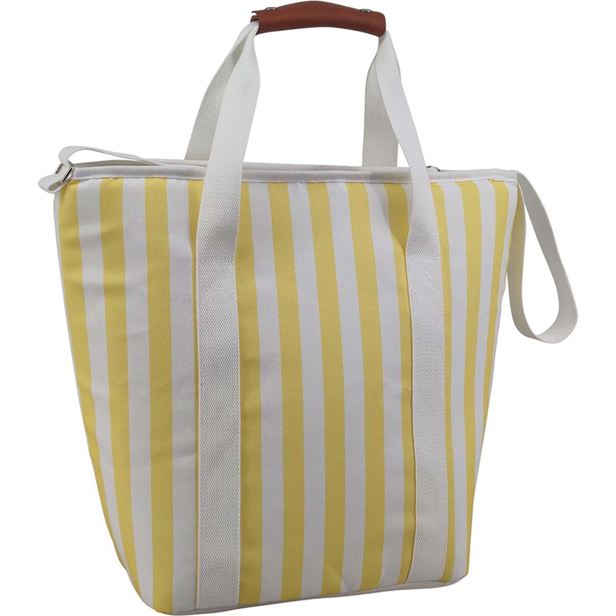 Wanderer Yellow Stripe Cooler Tote Bag, , bcf_hi-res