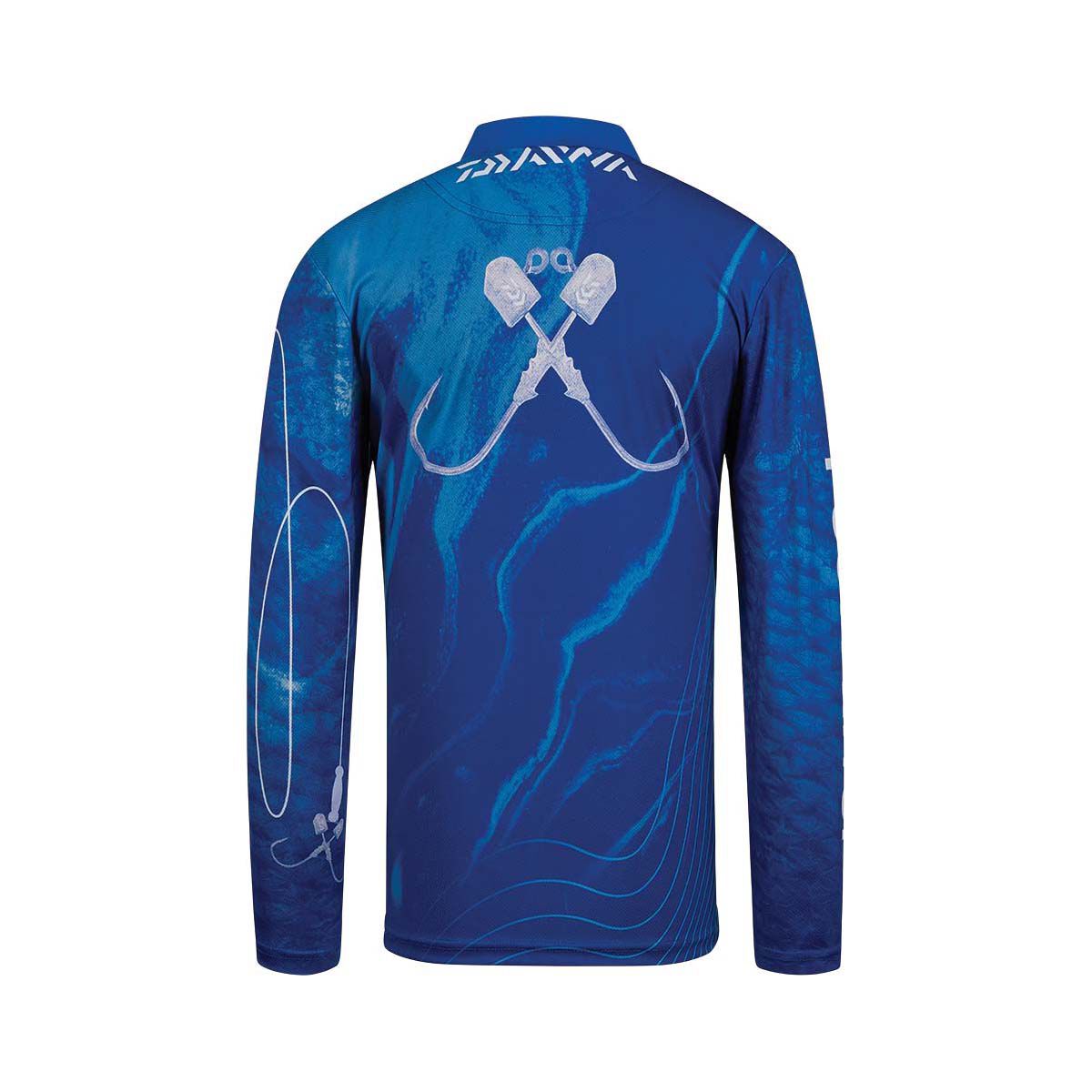 Daiwa Youth Fishing Shirt Blue 8, Blue, bcf_hi-res