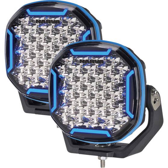 Narva EX2-R Driving Lights 9” Pair with RGB Kit, , bcf_hi-res