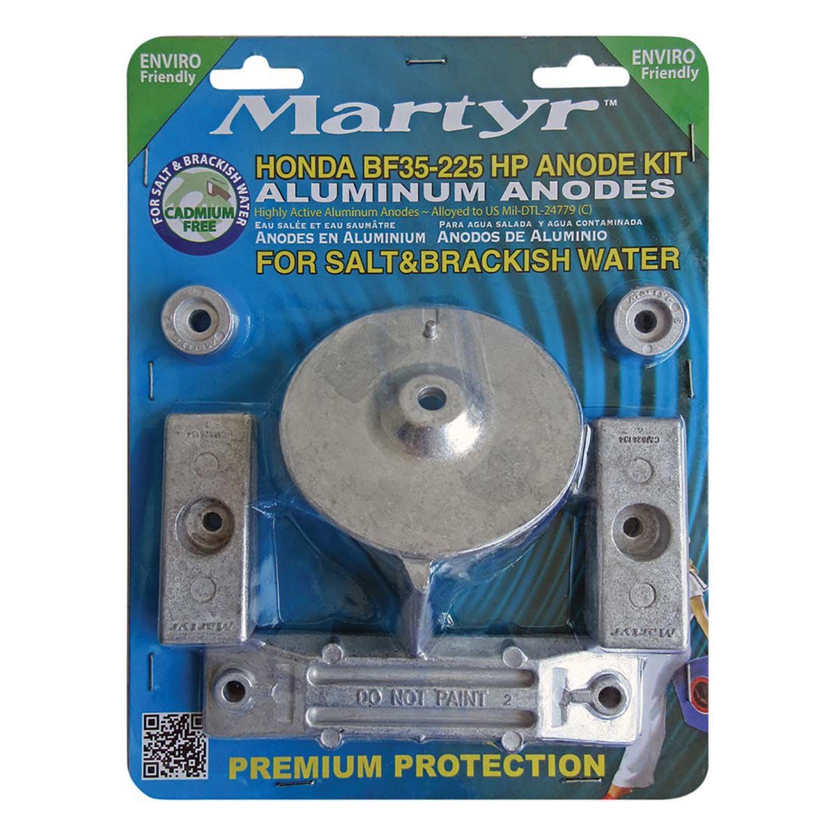 Titan Alloy Honda Anode Kit- BF35-225HP, , bcf_hi-res