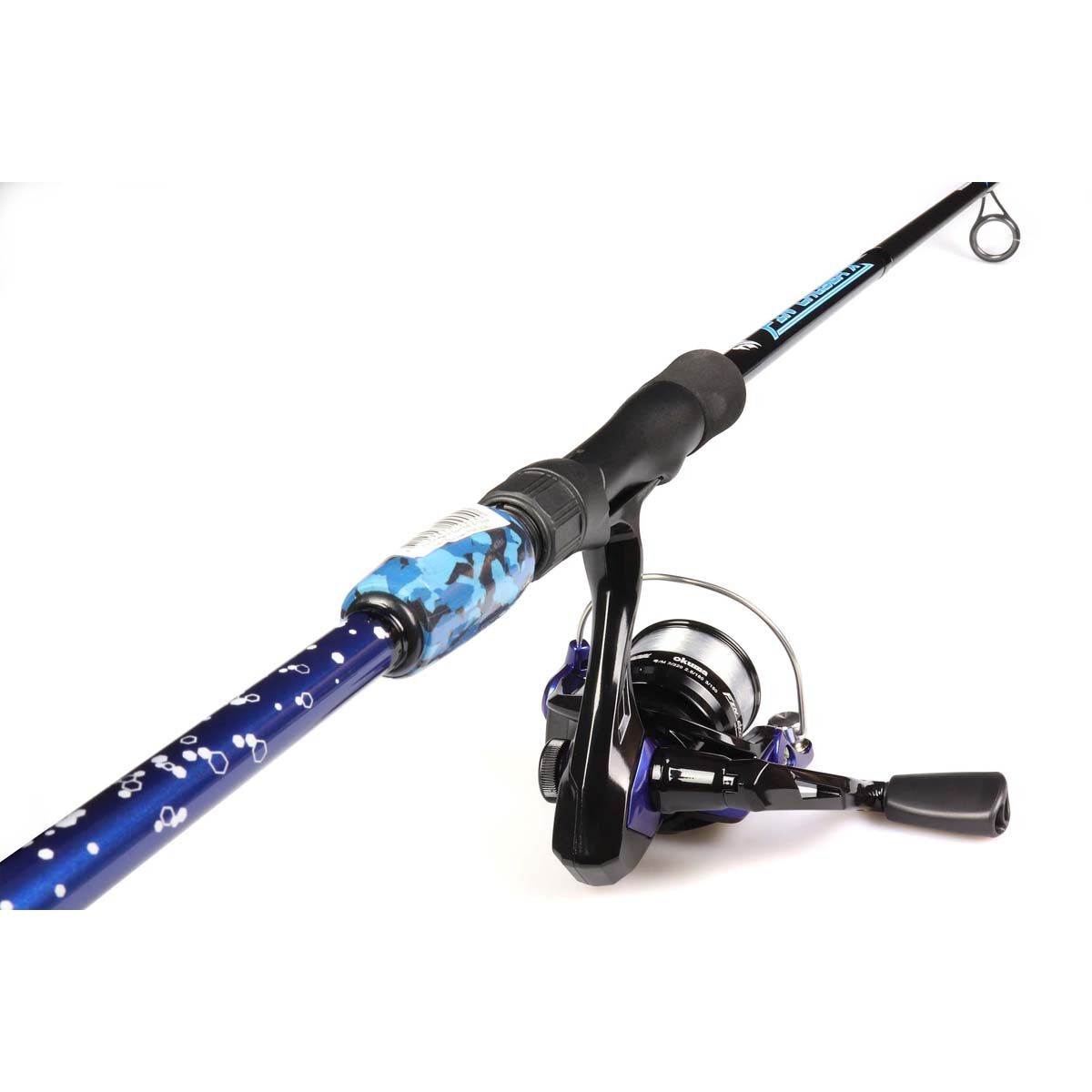 Okuma Fin Chaser X Spinning Combo Blue 6ft 6in, Blue, bcf_hi-res