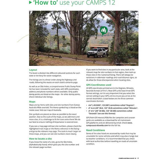 Camps 12 Australia Wide Free & Budget Campsite Book - B4 Easy to Read, , bcf_hi-res