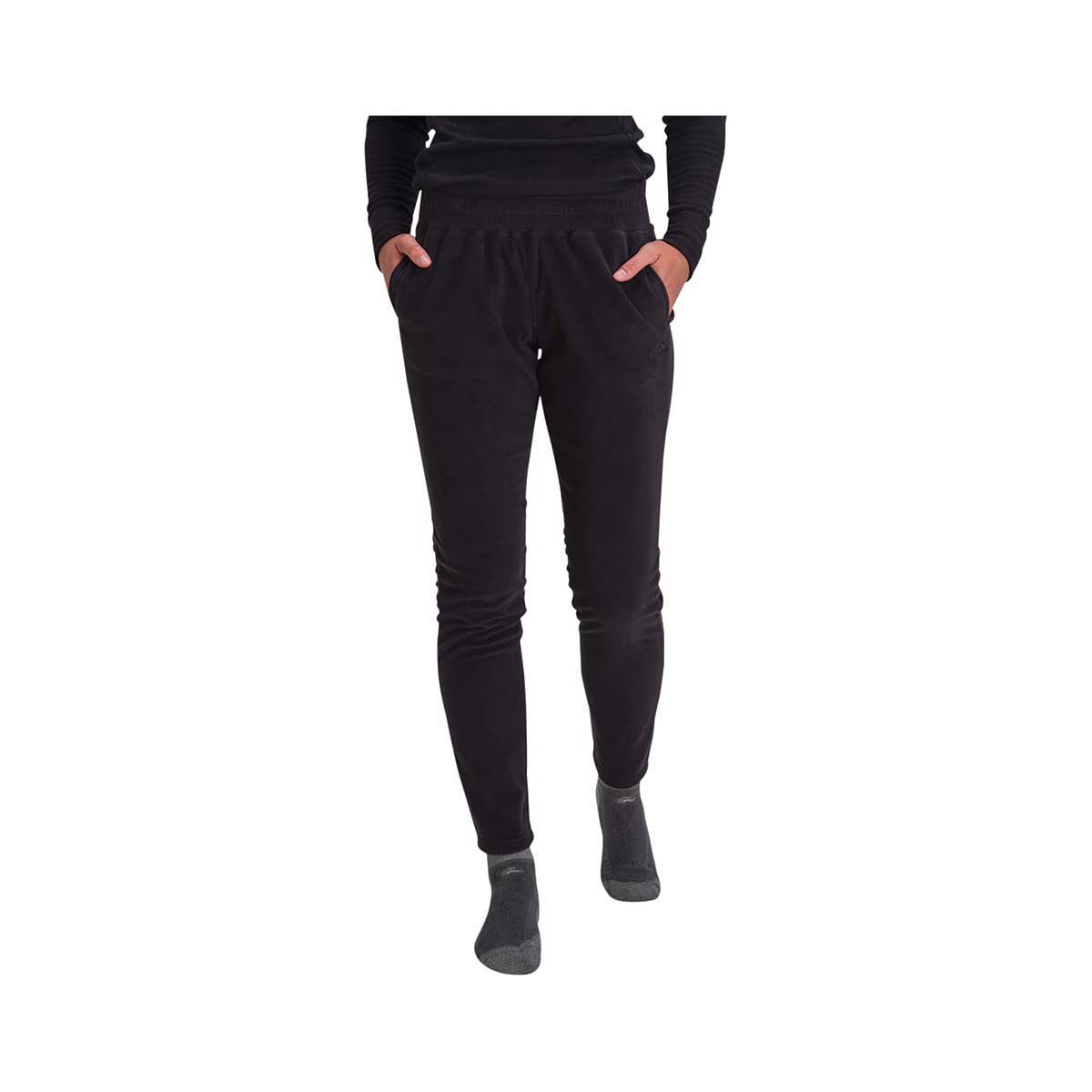 Macpac Women's Tui Fleece Pants Black 8, Black, bcf_hi-res