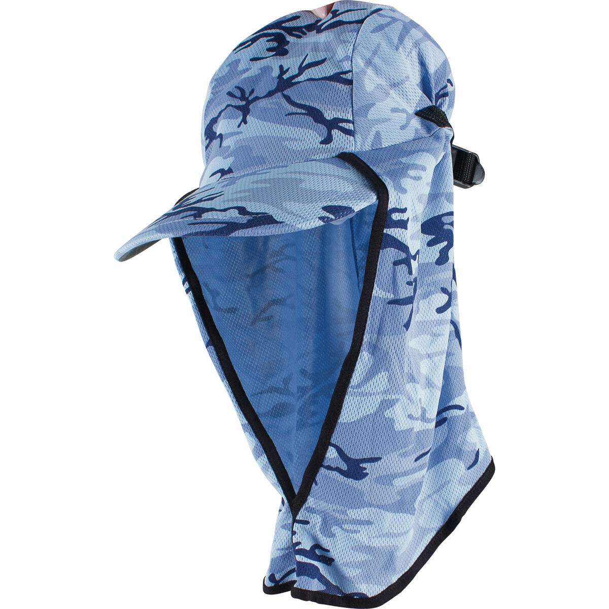 Sunprotection Australia Kids' Flippa Cap Hat Marine Camo OSFM, Marine Camo, bcf_hi-res