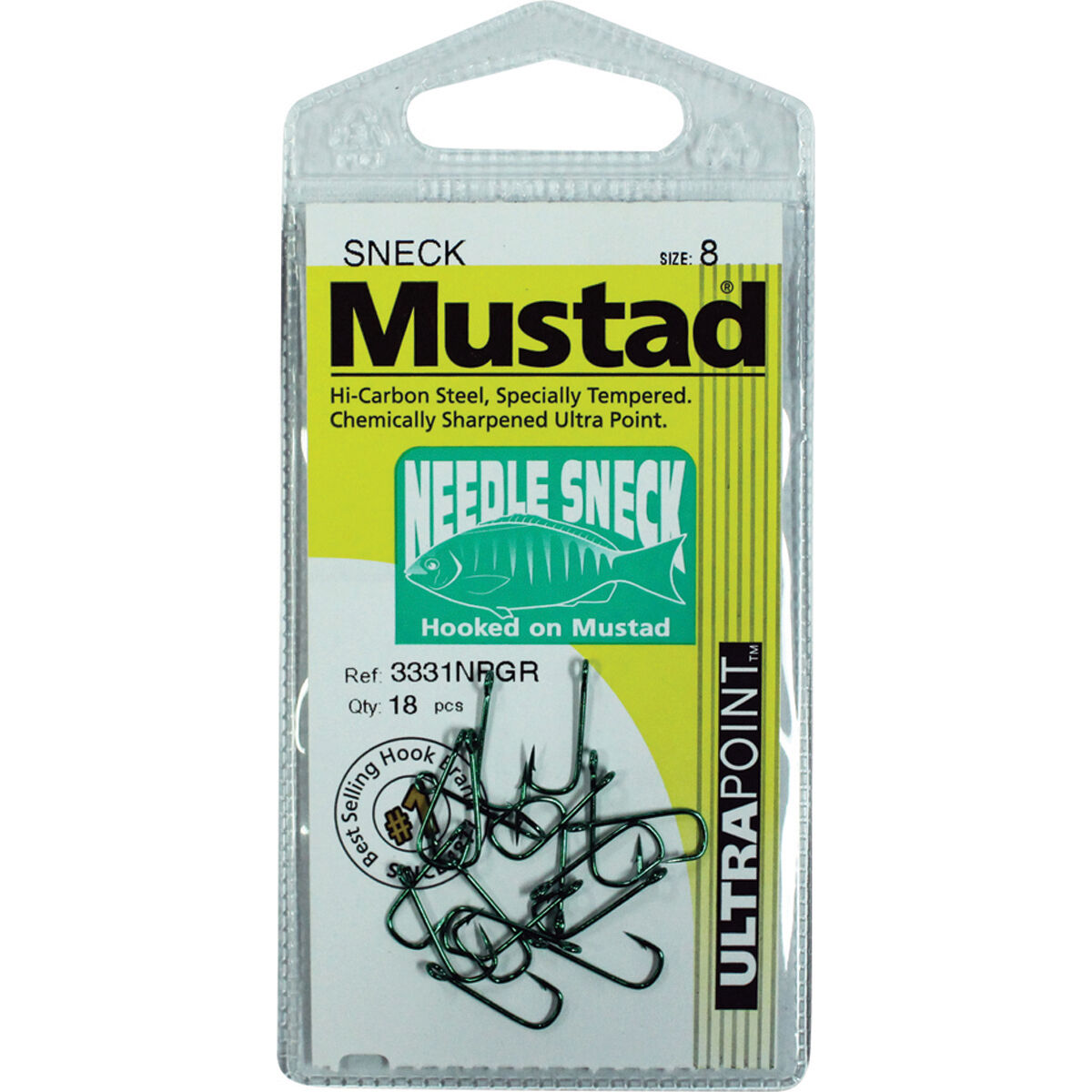 Mustad Blackfish S-Neck Hook, , bcf_hi-res