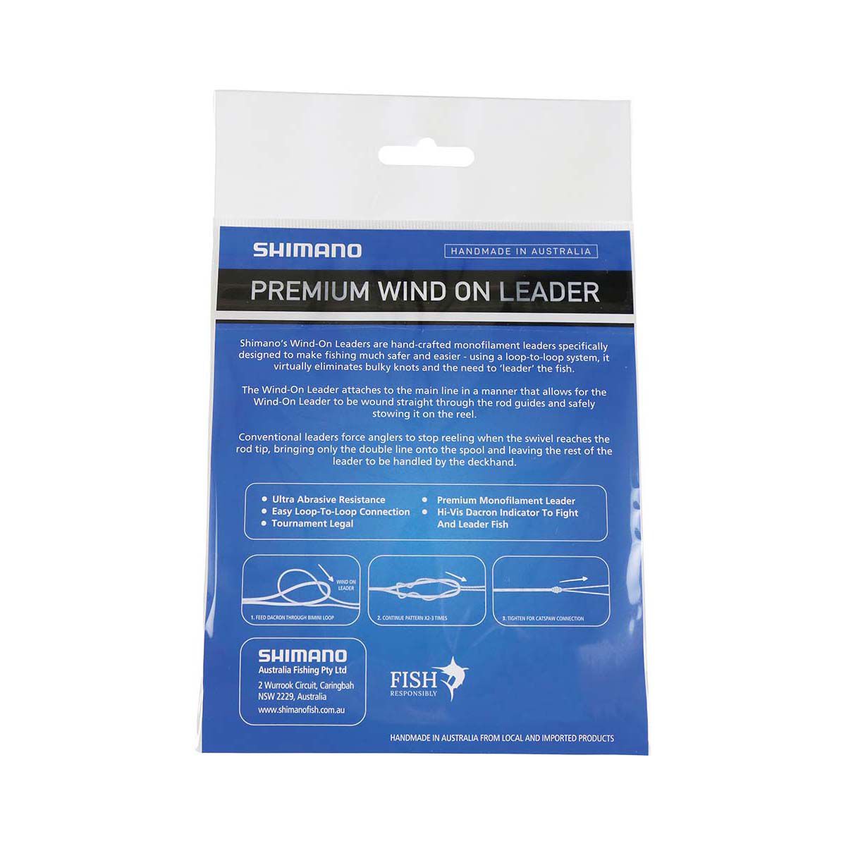 Shimano Wind-On Game Leader Line 20ft, , bcf_hi-res