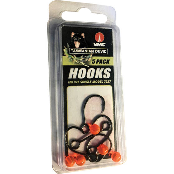 Tassie Devil Single Hook 5pk, , bcf_hi-res