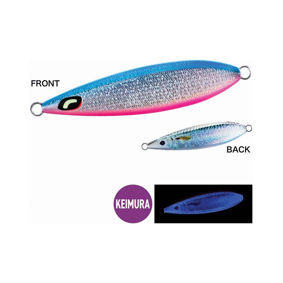 Shimano Ocea Wing Fall Jig Lure 160g Pink Blue, Pink Blue, bcf_hi-res