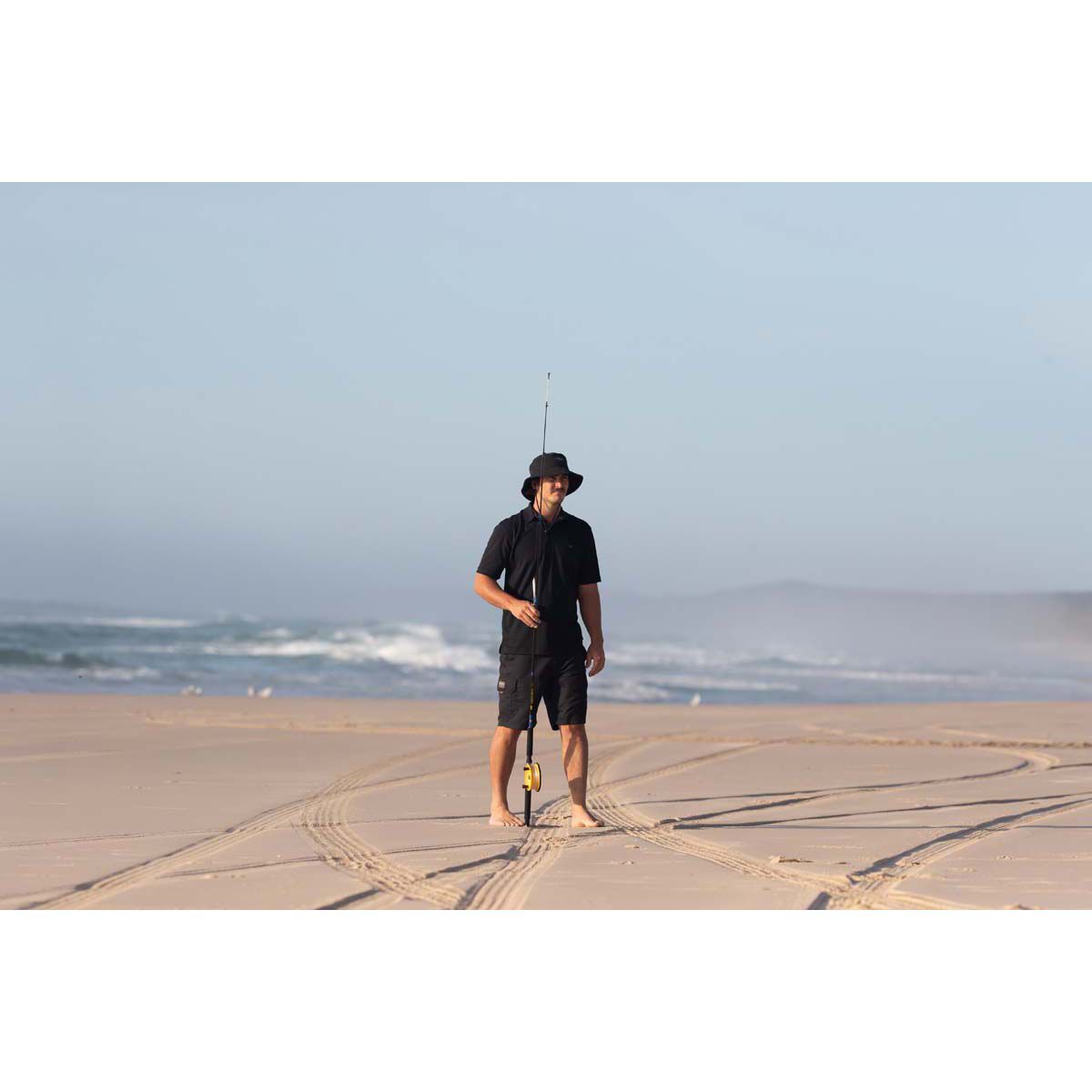 Quiksilver Waterman Men's Water 2 Polo, Black, bcf_hi-res