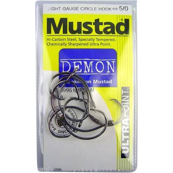 Mustad Circle Hooks 3 / 0 10 Pack