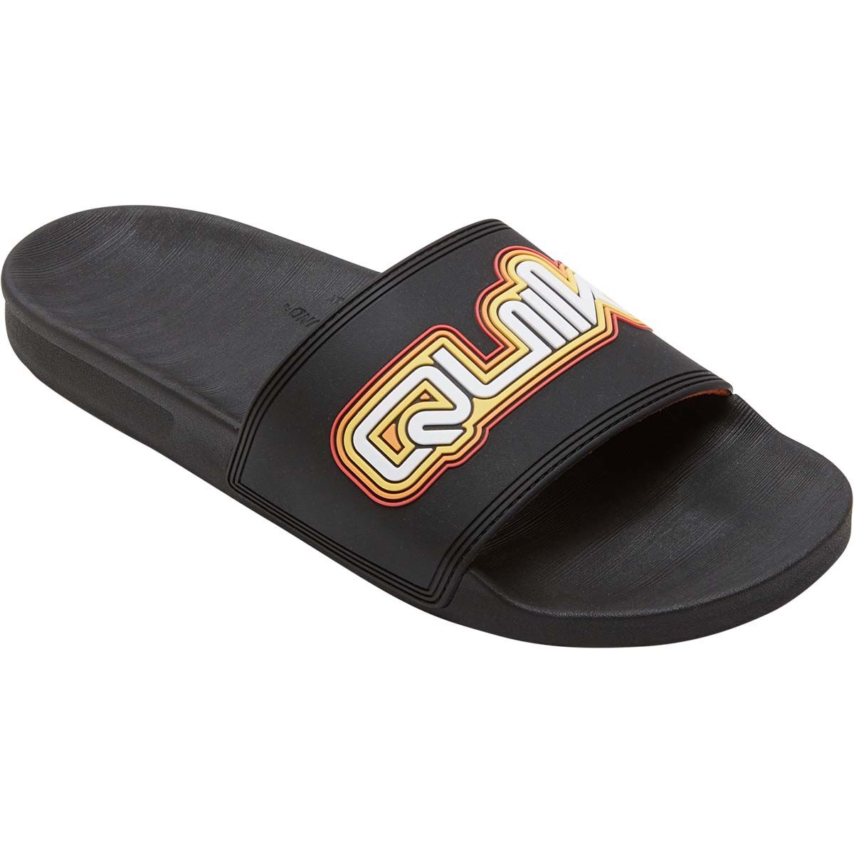 Quiksilver Men s Rivi Wordmark Slide II Sandals Black 13 BCF