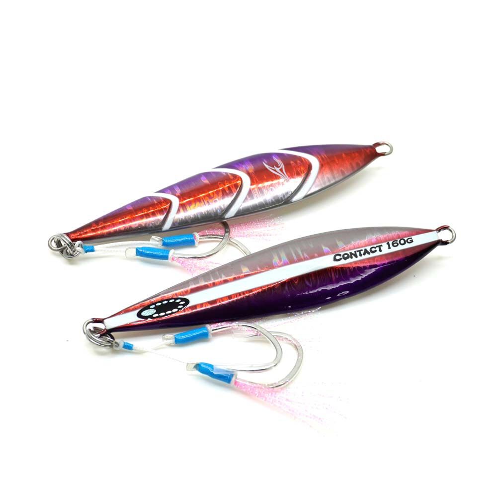 Ocean's Legacy Hybrid Contact Jig Lure 160g Purple, Purple, bcf_hi-res