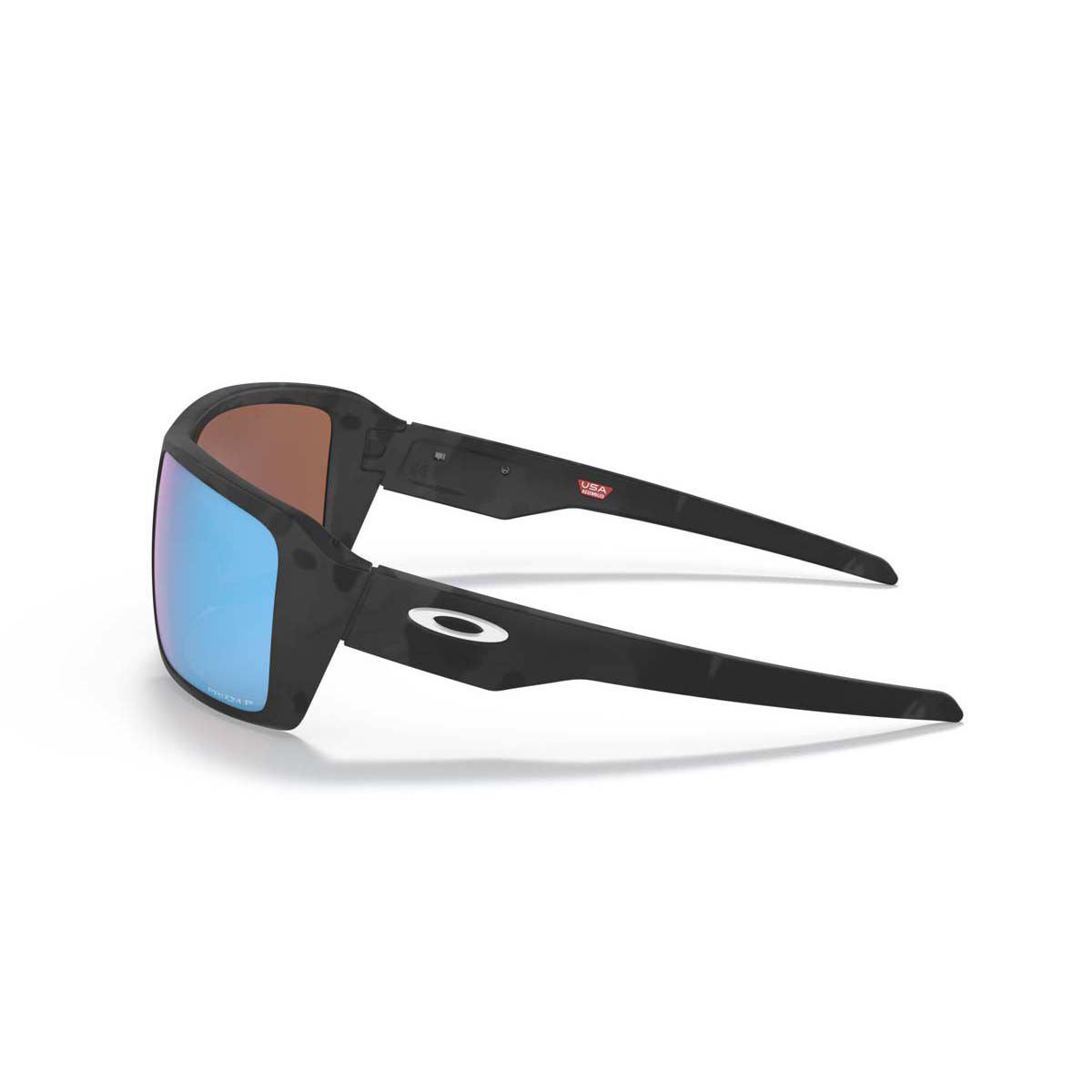 Oakley Double Edge Men's Polarised Sunglasses Camo Matte Black with Prizm Lens, , bcf_hi-res