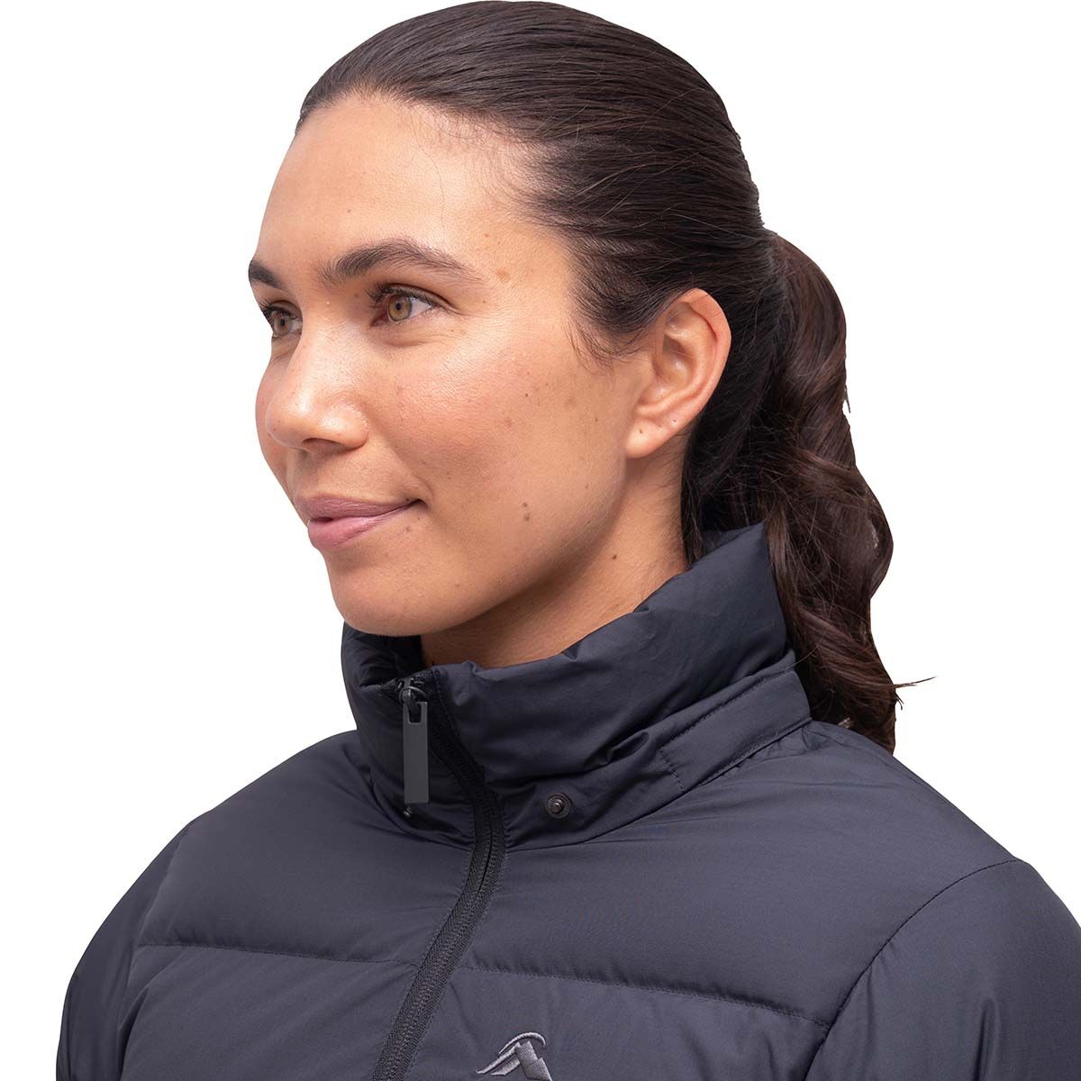 Macpac Women&rsquo;s Aurora Hooded Down Coat V5, Black, bcf_hi-res