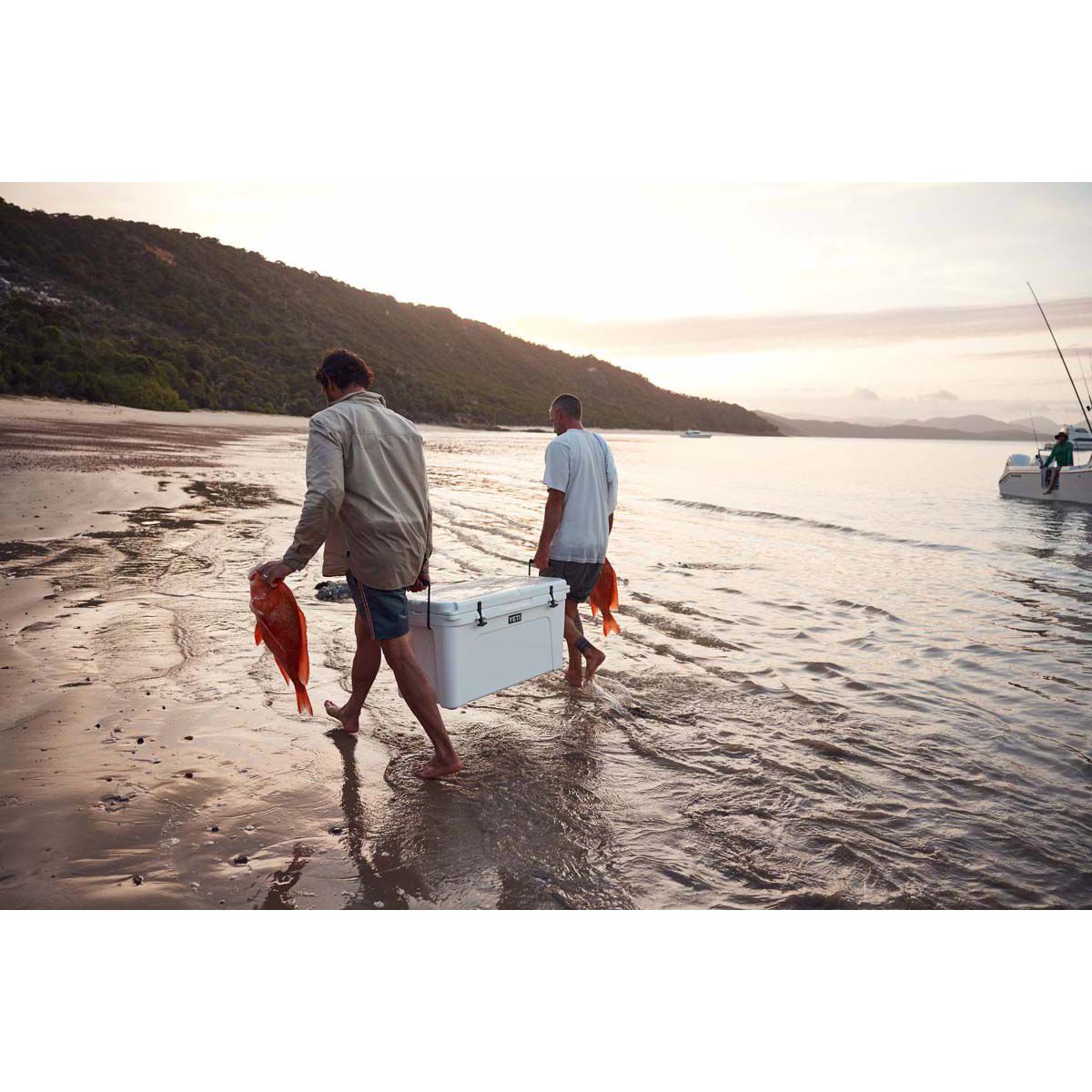 YETI&reg; Tundra&reg; 75 Hard Cooler White, White, bcf_hi-res