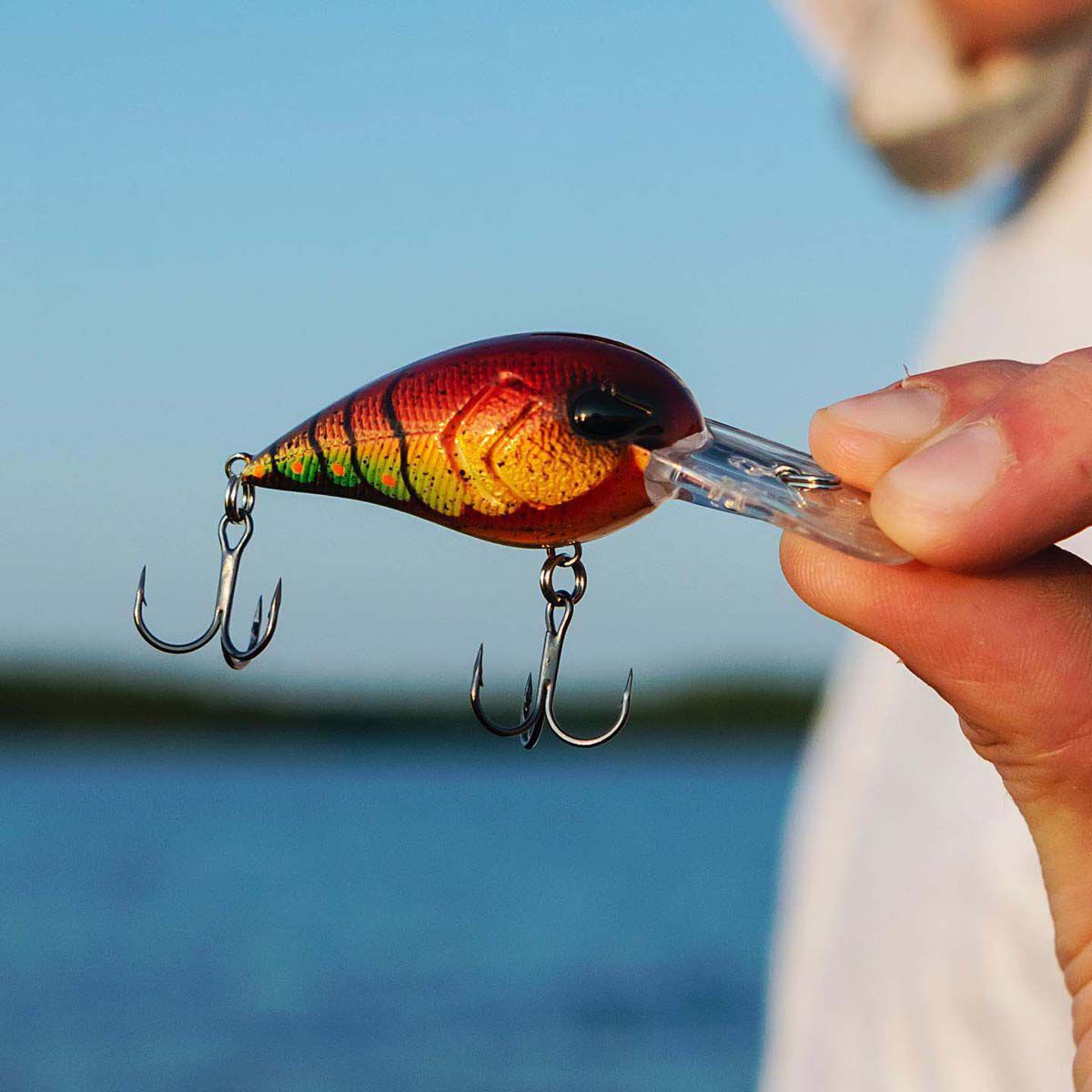 13 Fishing Gordito Crankbait Lure 2in Fire And Ice Craw, Fire And Ice Craw, bcf_hi-res