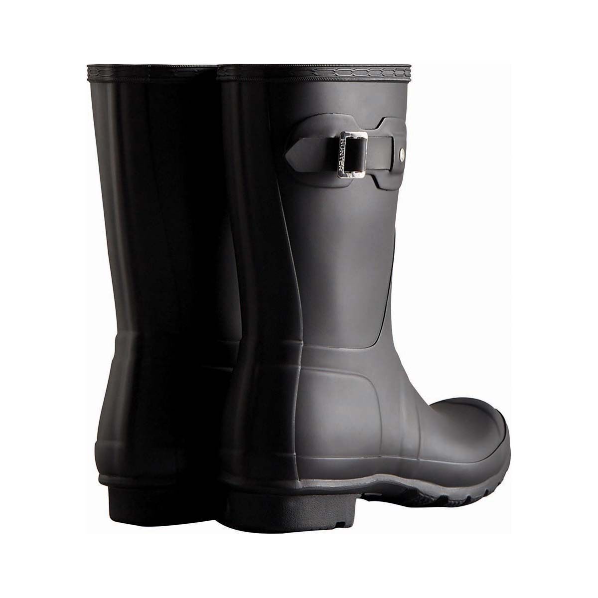 Hunter Women's Original Short Gumboots, Black, bcf_hi-res