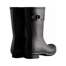 Hunter Women's Original Short Gumboots, Black, bcf_hi-res