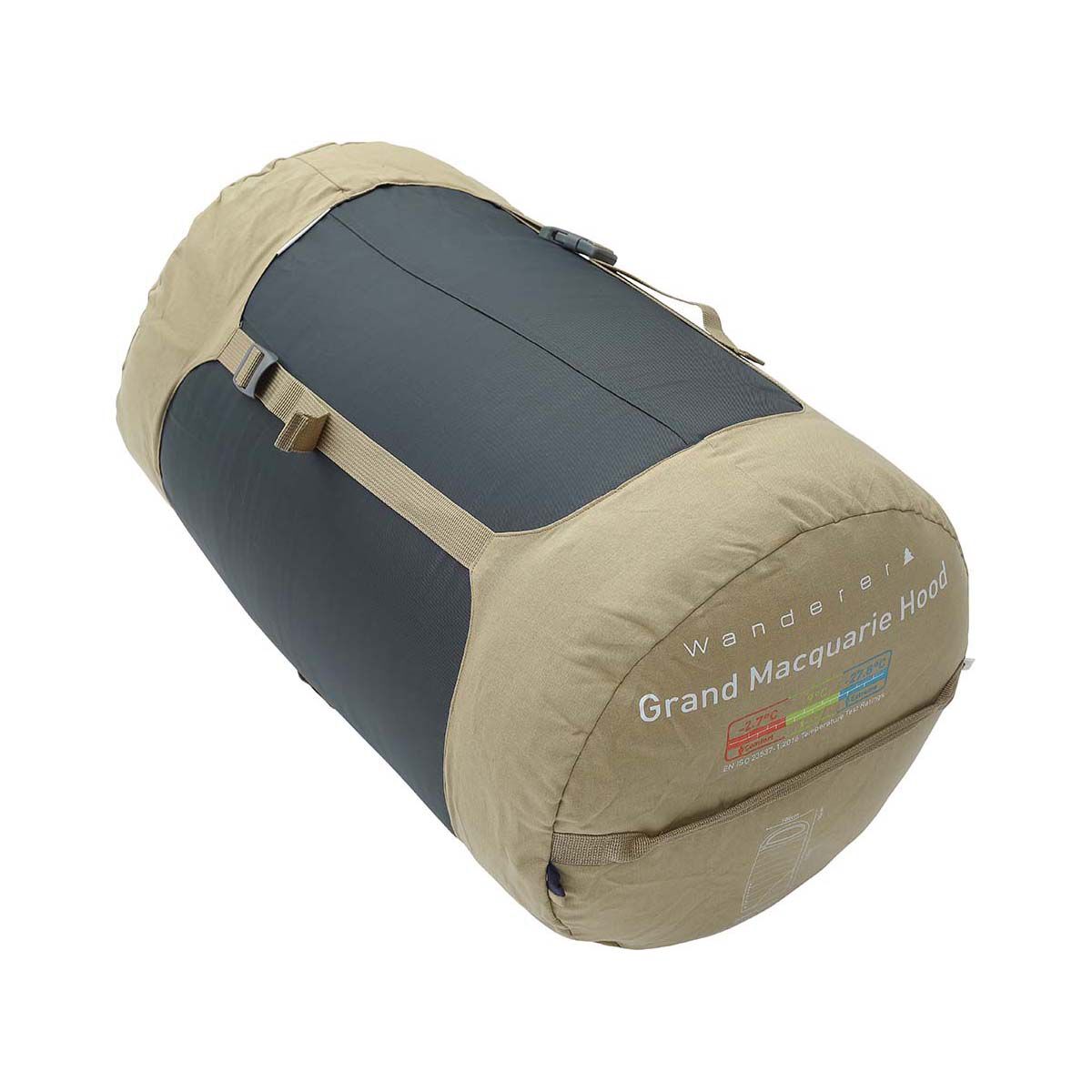 Wanderer Grand Macquarie -2.7C Cotton Hooded Sleeping Bag, , bcf_hi-res