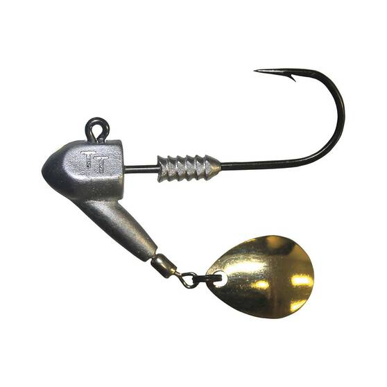 TT Fishing RevlockZ Jig Head 1/8oz Gold Brass Colorado Size 1, Gold Brass Colorado, bcf_hi-res
