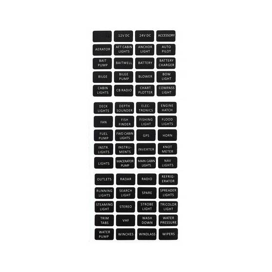 Bowline Fuse Block 6 Gang Black, , bcf_hi-res