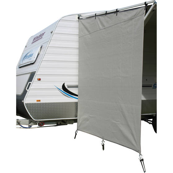 Camec Caravan Privacy Screen 2m x 1.8m End, , bcf_hi-res