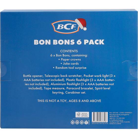 BCF Fun Bon Bons 6 Pack, , bcf_hi-res