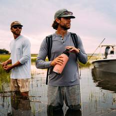 YETI® Rambler® Bottle 46 oz (1.4 L) with Chug Cap Low Country Peach, Low Country Peach, bcf_hi-res