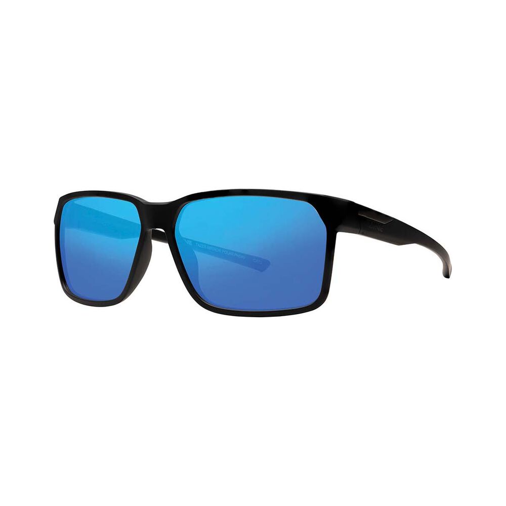 Liive Men's Tazer Polarised Sunglasses Black with Blue Lens BCF