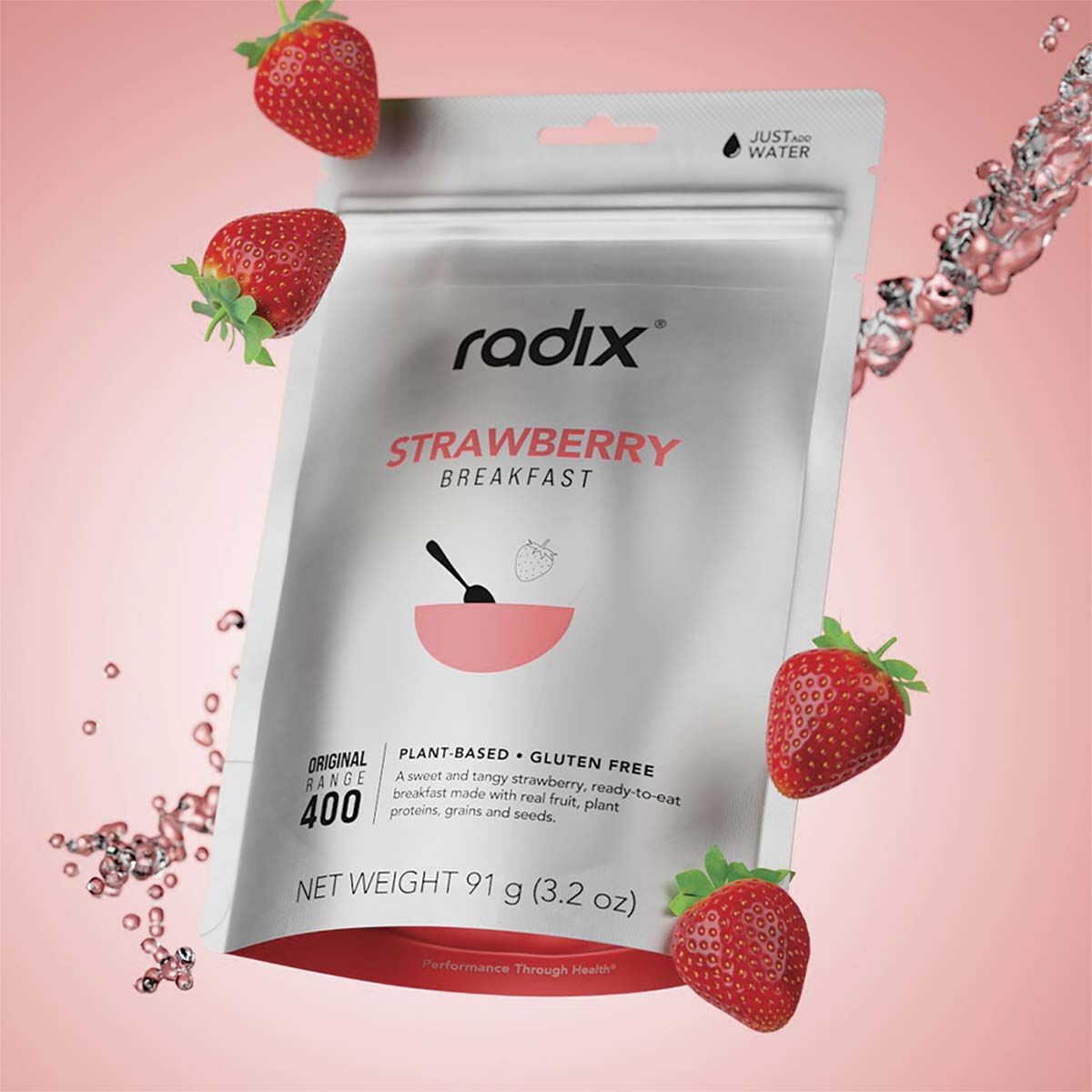 Radix Nutrition Freeze Dried Strawberry Original 400kcal, , bcf_hi-res