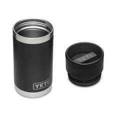 YETI® Rambler® Bottle 12 oz (354 ml) with HotShot™ Cap Black, Black, bcf_hi-res