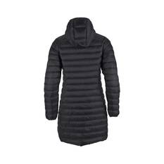 Macpac Women's Uber Light Long Jacket, Black, bcf_hi-res
