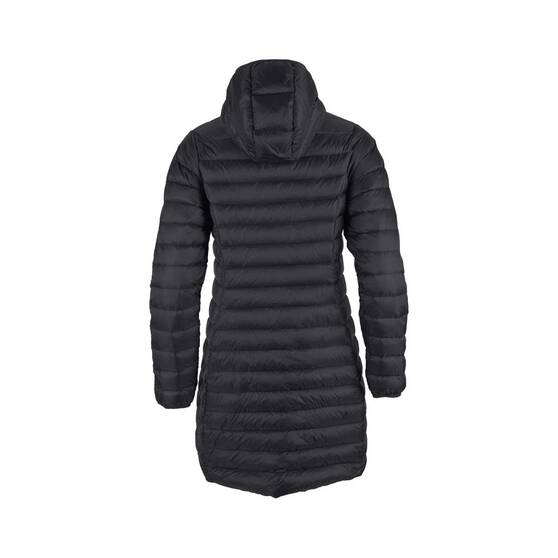 Macpac Women's Uber Light Long Jacket, Black, bcf_hi-res