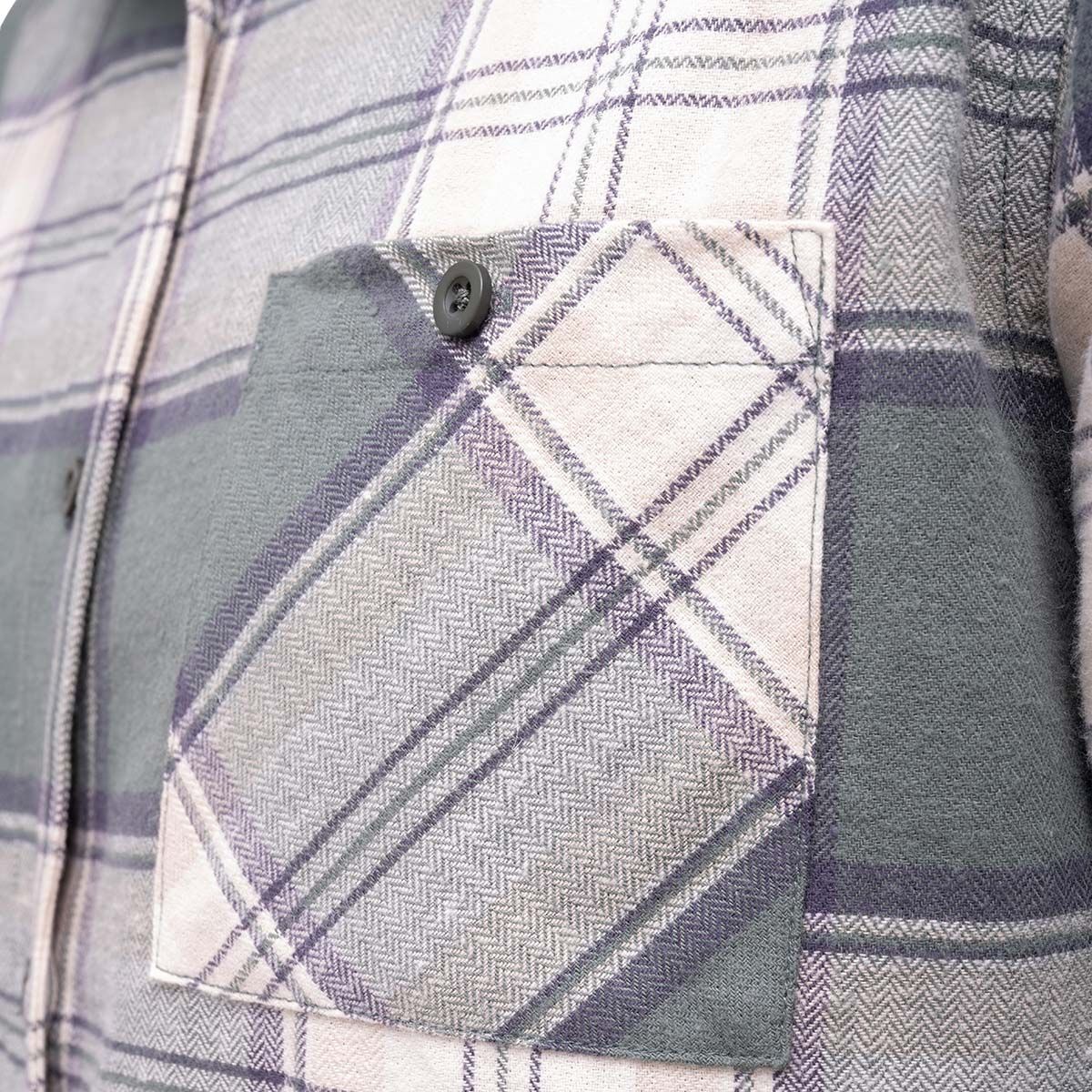 Macpac Women's Sutherland Shirt, Dark Forest Plaid, bcf_hi-res