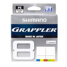 Shimano Grappler 8 Braid Line 300m Multi 30lb, Multi, bcf_hi-res