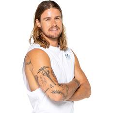 Oakley Men’s Elements Tank, White, bcf_hi-res