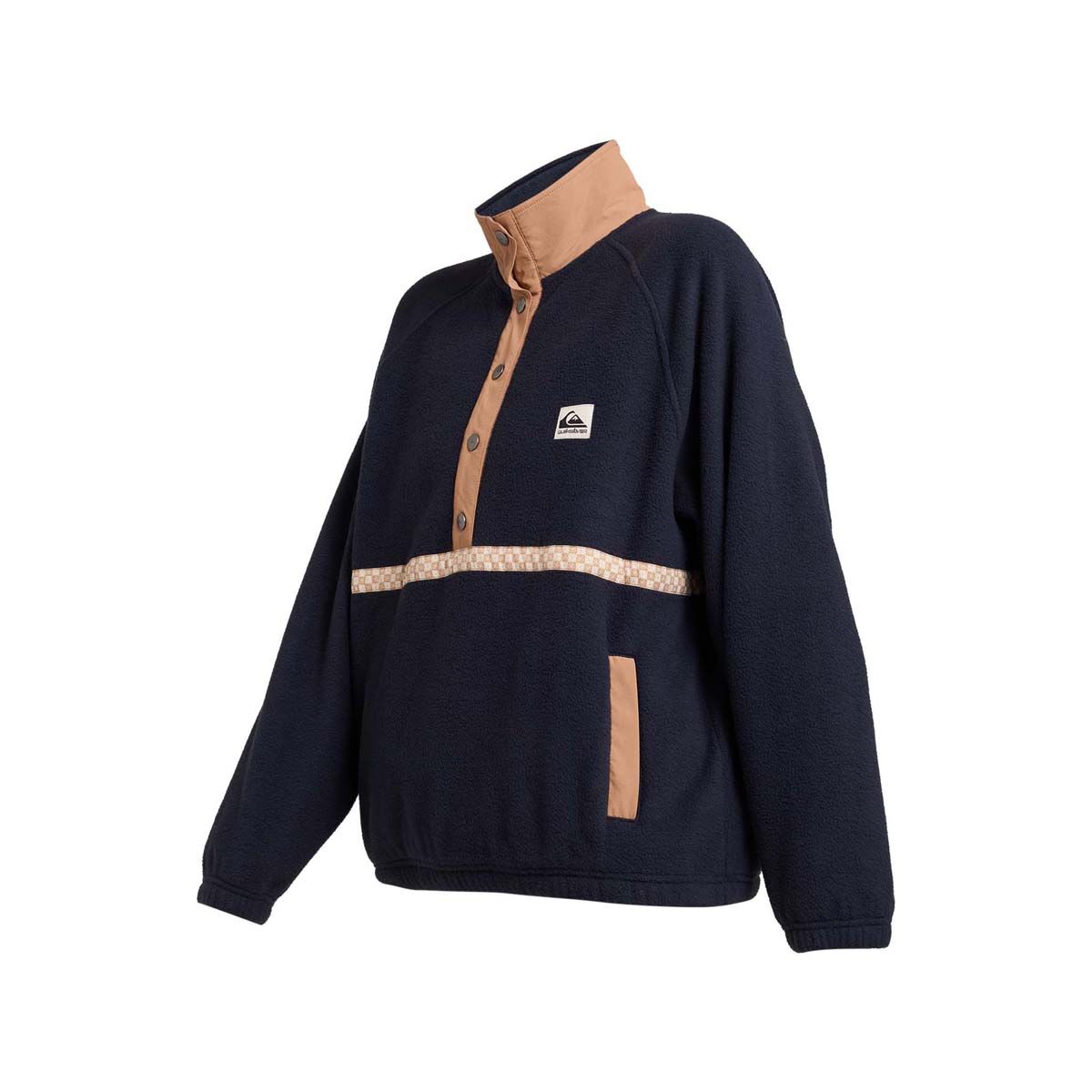 Quiksilver Women&rsquo;s Compass Sherpa Fleece, Blue Nights, bcf_hi-res