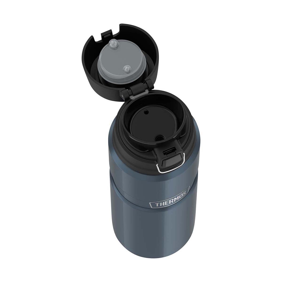 Thermos King Stainless Steel Bottle with Flip Lid 710ml Slate, Slate, bcf_hi-res