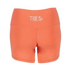 Tide Apparel Women’s Tights Shorts, Coral, bcf_hi-res